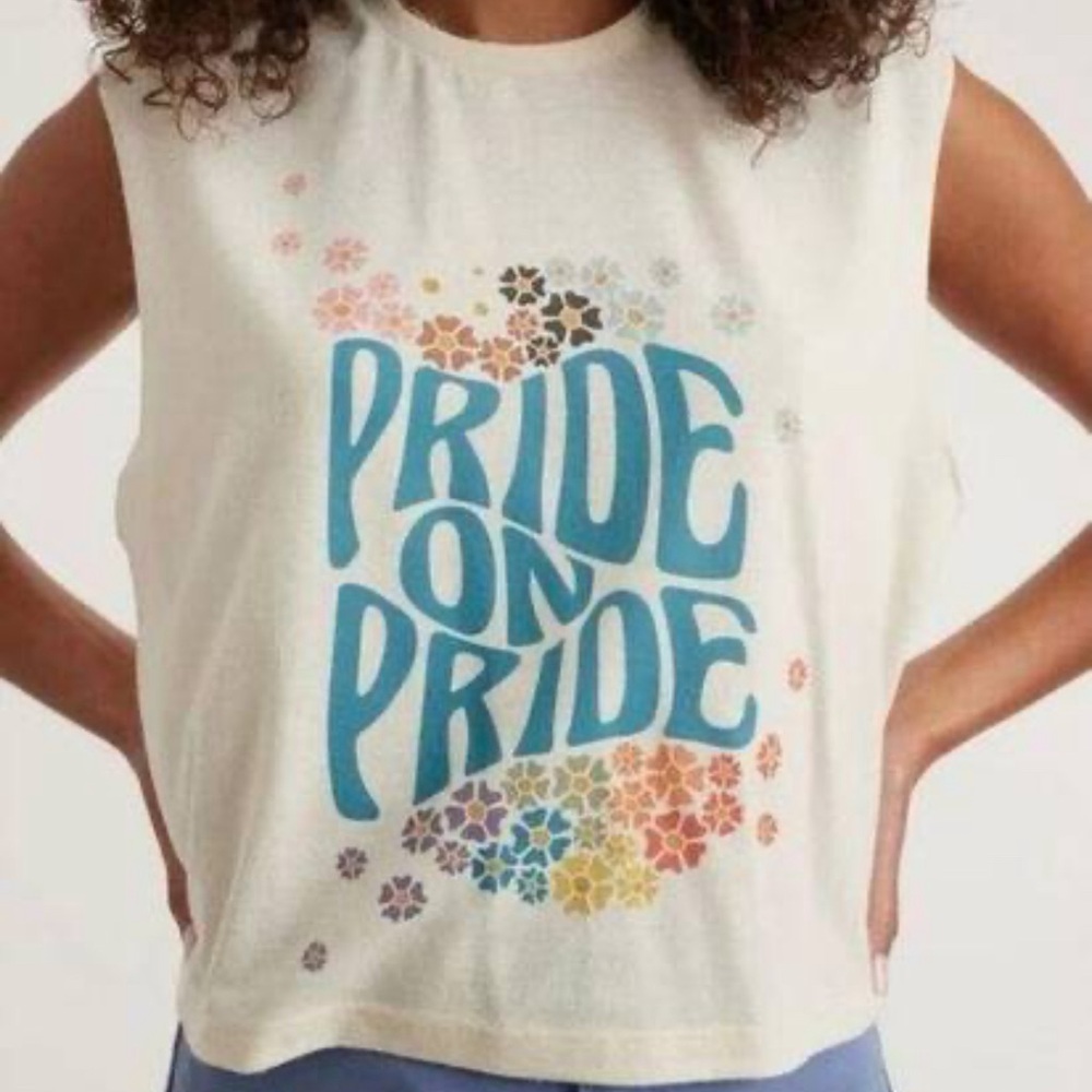 Marine Layer Pride, sleeveless tank, size large, new with tags